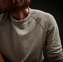 Load image into Gallery viewer, James Perse Vintage Heathered Raglan Pullover Oskar’s Boutique Men&#39;s Tops
