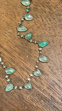 Load image into Gallery viewer, Chalcedony and Emerald Necklace
