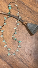 Load image into Gallery viewer, Chalcedony and Emerald Necklace
