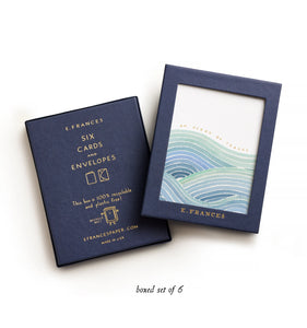 Ocean of Thanks Card or Boxed Set